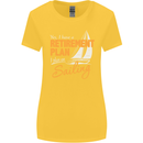 Retirement Plan Sailing Sailor Boat Funny Womens Wider Cut T-Shirt Yellow