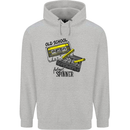 Retro 80s Music Cassette Old School Spinner Childrens Kids Hoodie Sports Grey