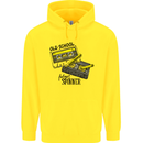 Retro 80s Music Cassette Old School Spinner Childrens Kids Hoodie Yellow