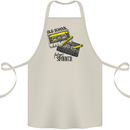 Retro 80s Music Cassette Old School Spinner Cotton Apron 100% Organic Natural