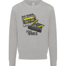 Retro 80s Music Cassette Old School Spinner Kids Sweatshirt Jumper Sports Grey