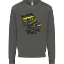 Retro 80s Music Cassette Old School Spinner Kids Sweatshirt Jumper Storm Grey