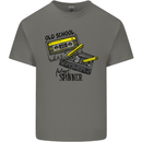 Retro 80s Music Cassette Old School Spinner Kids T-Shirt Childrens Charcoal