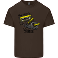Retro 80s Music Cassette Old School Spinner Kids T-Shirt Childrens Chocolate