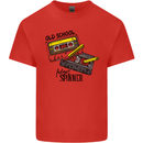 Retro 80s Music Cassette Old School Spinner Kids T-Shirt Childrens Red