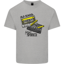 Retro 80s Music Cassette Old School Spinner Kids T-Shirt Childrens Sports Grey