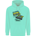Retro 80s Music Cassette Old School Spinner Mens 80% Cotton Hoodie Peppermint