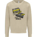 Retro 80s Music Cassette Old School Spinner Mens Sweatshirt Jumper Sand