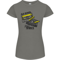 Retro 80s Music Cassette Old School Spinner Womens Petite Cut T-Shirt Charcoal