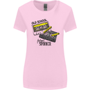 Retro 80s Music Cassette Old School Spinner Womens Wider Cut T-Shirt Light Pink