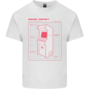 Retro Arcade Game Cabinet Gaming Gamer Kids T-Shirt Childrens White