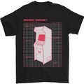 Retro Arcade Game Cabinet Gaming Gamer Mens T-Shirt Cotton Gildan Black