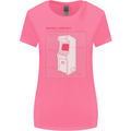 Retro Arcade Game Cabinet Gaming Gamer Womens Wider Cut T-Shirt Azalea