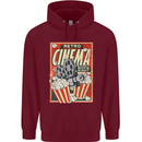 Retro Cinema Movie Night Films & TV Childrens Kids Hoodie Maroon
