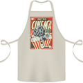 Retro Cinema Movie Night Films & TV Cotton Apron 100% Organic Natural