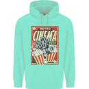 Retro Cinema Movie Night Films & TV Mens 80% Cotton Hoodie Peppermint