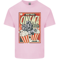 Retro Cinema Movie Night Films & TV Mens Cotton T-Shirt Tee Top Light Pink