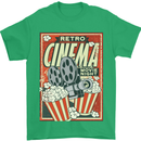 Retro Cinema Movie Night Films & TV Mens T-Shirt Cotton Gildan Irish Green