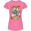 Retro Cinema Movie Night Films & TV Womens Petite Cut T-Shirt Azalea
