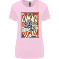 Retro Cinema Movie Night Films & TV Womens Wider Cut T-Shirt Light Pink