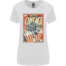 Retro Cinema Movie Night Films & TV Womens Wider Cut T-Shirt White