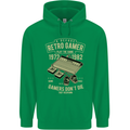 Retro Gamer Funny Gaming Childrens Kids Hoodie Irish Green