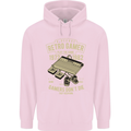 Retro Gamer Funny Gaming Childrens Kids Hoodie Light Pink