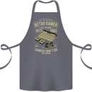 Retro Gamer Funny Gaming Cotton Apron 100% Organic Steel