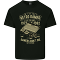 Retro Gamer Funny Gaming Kids T-Shirt Childrens Black