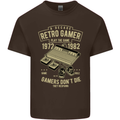 Retro Gamer Funny Gaming Kids T-Shirt Childrens Chocolate