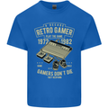 Retro Gamer Funny Gaming Kids T-Shirt Childrens Royal Blue