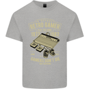 Retro Gamer Funny Gaming Kids T-Shirt Childrens Sports Grey