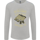 Retro Gamer Funny Gaming Mens Long Sleeve T-Shirt Sports Grey