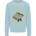 Retro Gamer Funny Gaming Mens Sweatshirt Jumper Light Blue
