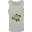Retro Gamer Funny Gaming Mens Vest Tank Top Sports Grey