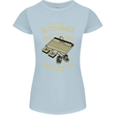 Retro Gamer Funny Gaming Womens Petite Cut T-Shirt Light Blue