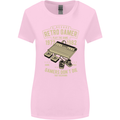 Retro Gamer Funny Gaming Womens Wider Cut T-Shirt Light Pink