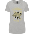 Retro Gamer Funny Gaming Womens Wider Cut T-Shirt Sports Grey