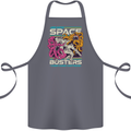 Retro Space Video Game Arcade Alien Cotton Apron 100% Organic Steel