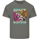 Retro Space Video Game Arcade Alien Kids T-Shirt Childrens Charcoal