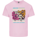 Retro Space Video Game Arcade Alien Kids T-Shirt Childrens Light Pink