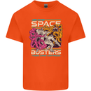 Retro Space Video Game Arcade Alien Kids T-Shirt Childrens Orange
