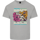 Retro Space Video Game Arcade Alien Kids T-Shirt Childrens Sports Grey