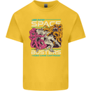 Retro Space Video Game Arcade Alien Kids T-Shirt Childrens Yellow