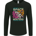 Retro Space Video Game Arcade Alien Mens Long Sleeve T-Shirt Black