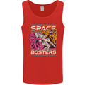 Retro Space Video Game Arcade Alien Mens Vest Tank Top Red