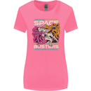 Retro Space Video Game Arcade Alien Womens Wider Cut T-Shirt Azalea