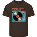 Retro Vinyl Records Turntable DJ Music Kids T-Shirt Childrens Chocolate