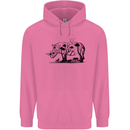 Rhino Ecology Rhinoceroses Childrens Kids Hoodie Azalea
