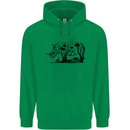 Rhino Ecology Rhinoceroses Childrens Kids Hoodie Irish Green